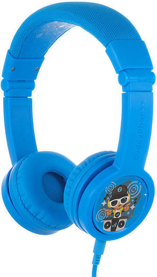 BuddyPhones Explore+ Жични On Ear Слушалки Светлосини