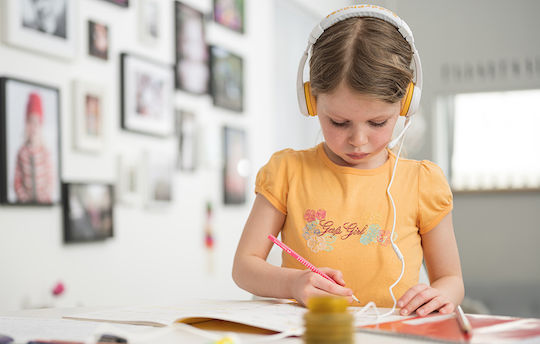 Onanoff BuddyPhones School Wired On Ear Headphones Yelow