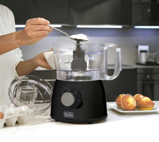 Black & Decker Πολυμίξερ 600W με Κάδο 1.2lt Μαύρο