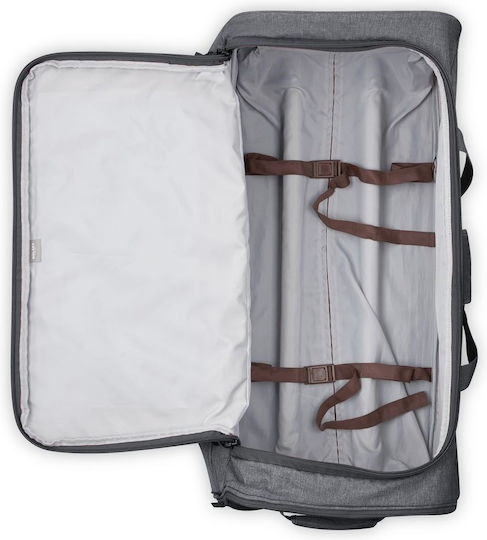 Delsey Maubert 2.0 Σακ Βουαγιάζ 93lt Anthracite με Ρόδες Υφασμάτινο Μ77xΠ37.5xΥ38εκ.