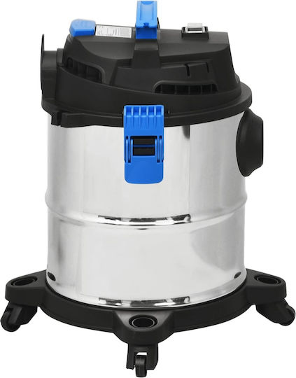 vidaXL Vacuum Wet / Dry 1200W with Stainless Bin 20lt