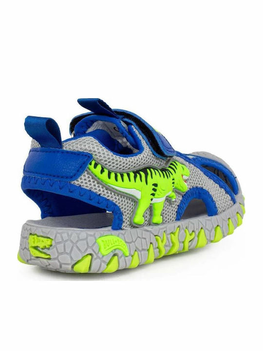 Shoe Sandals with Velcro & Lights Blue