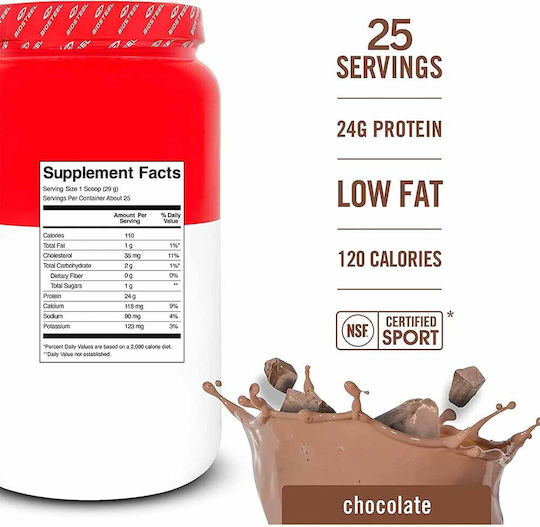 Biosteel 100% Whey Protein Πρωτεΐνη Ορού Γάλακτος με Γεύση Σοκολάτα 725gr