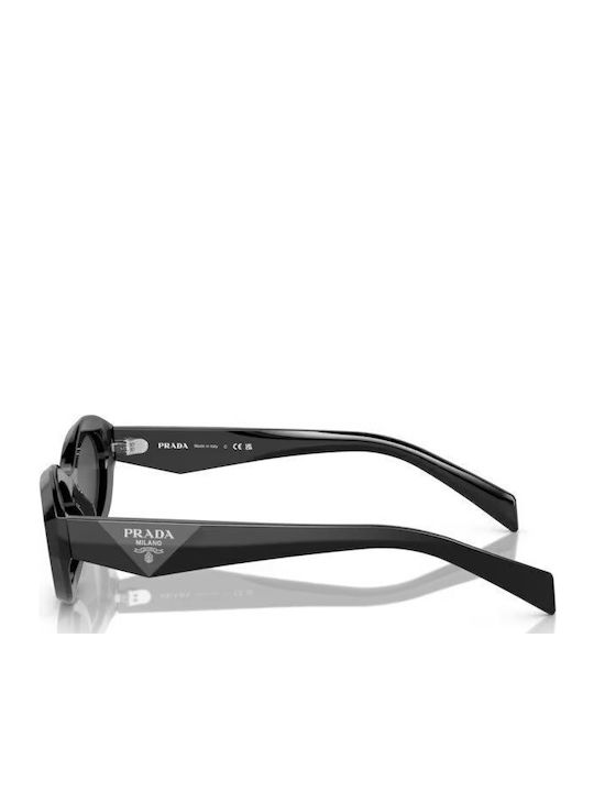 Prada Women's Sunglasses with Black Plastic Frame and Black Lens PR26ZS 16K08Z