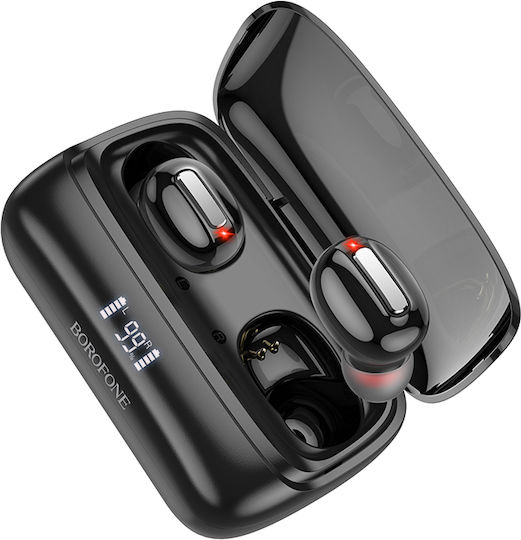 Borofone BE55 In-ear Bluetooth Handsfree Ακουστικά Μαύρα