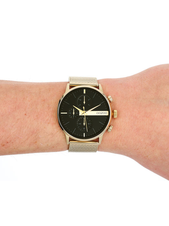 Oozoo Timepieces Watch Battery with Metal Bracelet