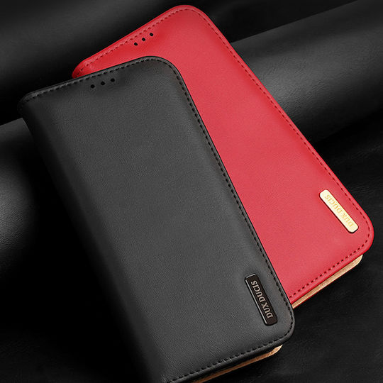 Dux Ducis Hivo Wallet Leather Red (Galaxy S23)