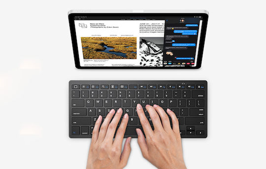 Omoton KB066 Ασύρματο Bluetooth Σετ Πληκτρολόγιο & Ποντίκι Αγγλικό US