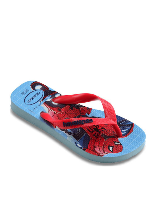 Kids' Flip Flops Spider-Man Light Blue
