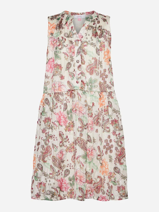 Vero Moda Rochie pentru Copii Floral Fără mâneci Multicolor