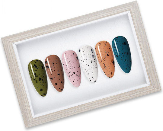 Laloo Cosmetics Nail Art Gel Falsche Nagelgel Schwarz 15ml