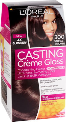 L'Oreal Paris Casting Creme Gloss 300 Darkest Brown 48ml