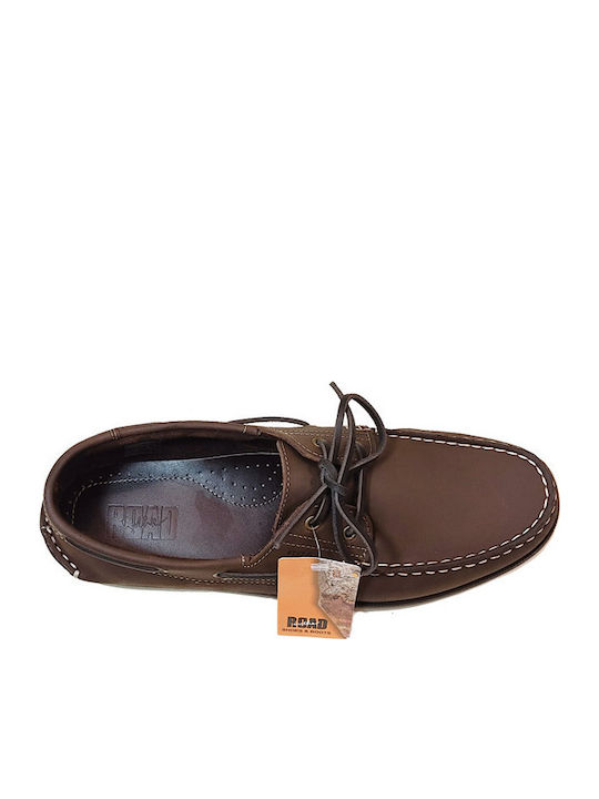 Δερμάτινα Ανδρικά Boat Shoes Dark Brown