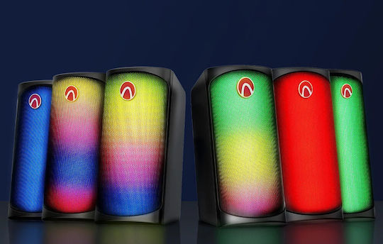 BlitzWolf AirAux 2.0 Speakers with RGB and Bluetooth 10W Black