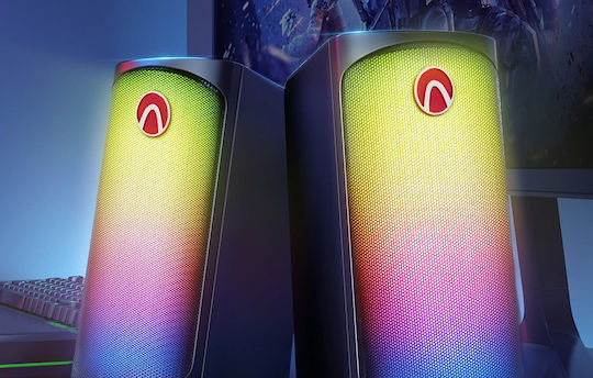BlitzWolf AirAux 2.0 Speakers with RGB and Bluetooth 10W Black