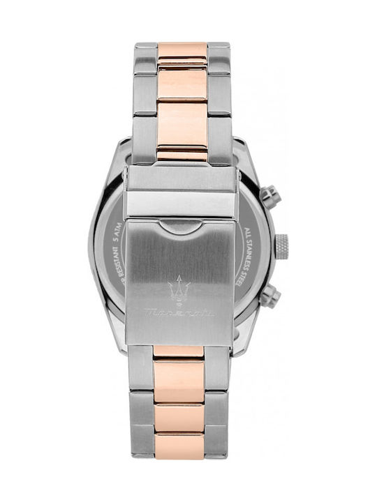 Maserati Attrazione Men's Watch 43mm Battery with Metal Bracelet