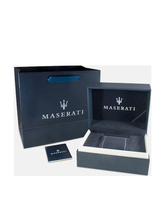 Maserati Attrazione Men's Watch 43mm Battery with Metal Bracelet