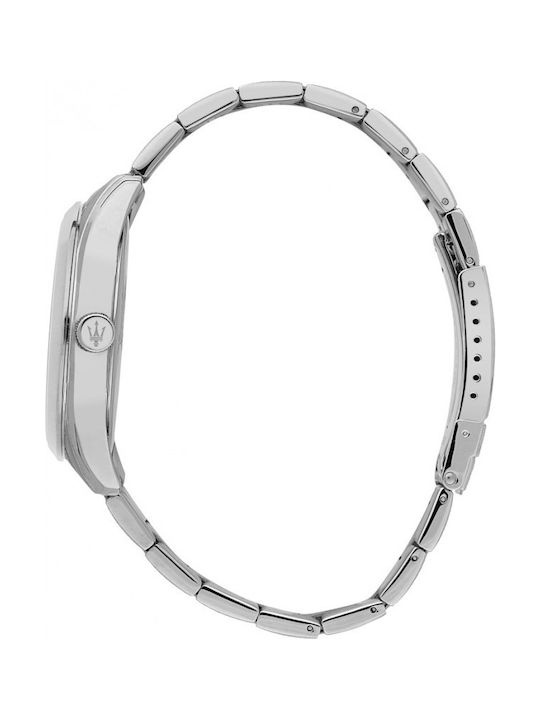 Maserati Uhr Batterie mit Metallarmband