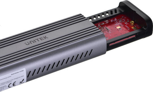 Unitek SolidForce Reefer Pro Θήκη για Σκληρό Δίσκο M.2 PCI Express NVME με σύνδεση Type-C