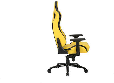 Newskill Osiris Artificial Leather Gaming Chair with Adjustable Arms Black/Yellow