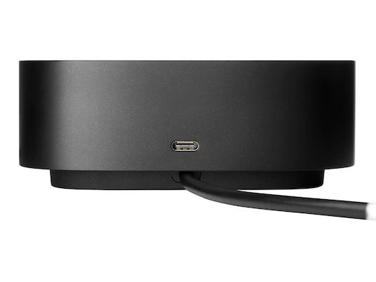 HP G5 USB-C Docking Station with HDMI/DisplayPort 4K PD Ethernet and Support for 2 Monitors Black