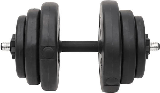 vidaXL Αλτήρες Σετ με Μπάρα Συνολικού Βάρους 60kg