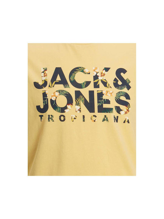 Jack & Jones Παιδικό T-shirt Κίτρινο