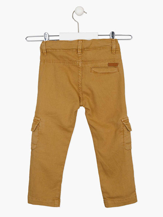 Losan Boys Fabric Trouser Tabac Brown