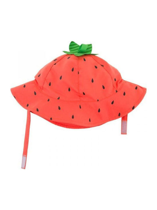 Zoocchini Kids Swimwear Swim Diaper with Hat Red-White