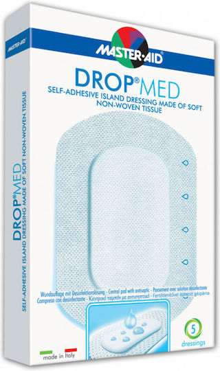 Master Aid Drop Med Plasters 14x14cm 5pcs