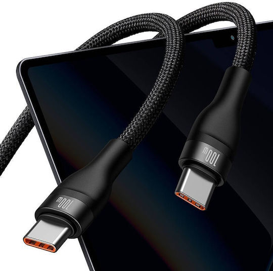 Baseus Flash Series II Кабел USB-C мъжки - USB-C мъжки x2 1.5м 1бр