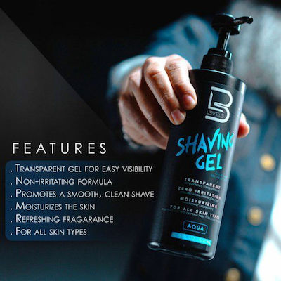 L3vel3 Shaving Gel Ice Gel Ξυρίσματος 500ml