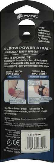 Pro-Tec Power Strap Περιαγκωνίδα σε Μαύρο χρώμα 4000F