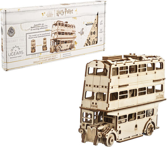 Ugears Παιχνίδι Κατασκευών Ξύλινo Knight Bus