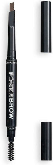 Revolution Beauty Power Brow Pencil for Eyebrows in Brown Shade