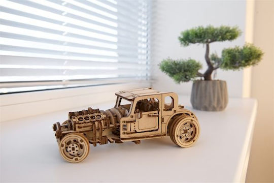 Ugears Παιχνίδι Κατασκευών Ξύλινo Αυτοκίνητο Furious Mouse