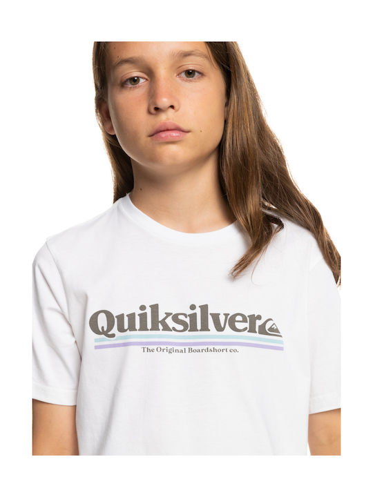 Quiksilver Παιδικό T-shirt Λευκό
