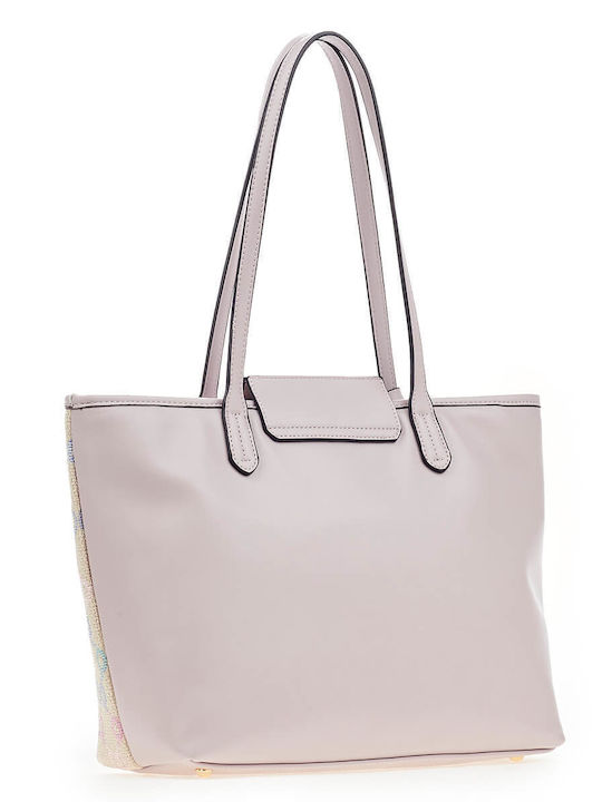 Verde Σετ Γυναικεία Τσάντα Shopper Ώμου Ivory