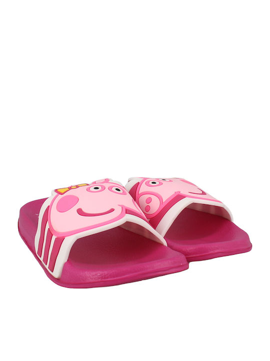 Παιδικές Σαγιονάρες Slides Peppa Pig Φούξια Peppa Pig
