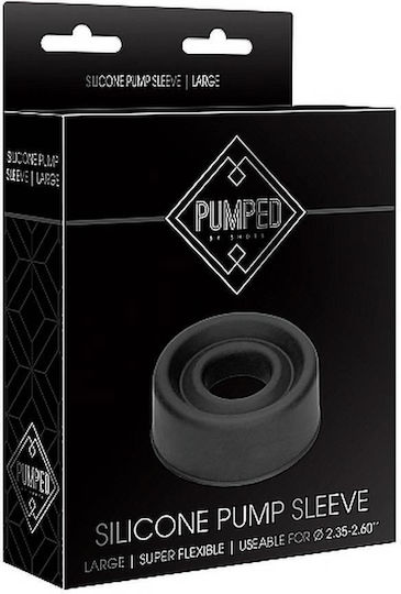 Shots Silicone Pump Sleeve Ανταλλακτικό Αξεσουάρ Μαύρο