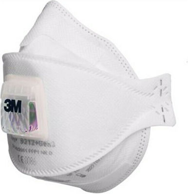 3M Mask Half Face με Βαλβίδα Aura 9312+