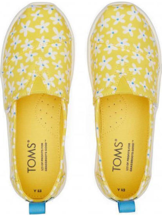 Espadrile pentru Copii Slip-on Galbene Alpargata