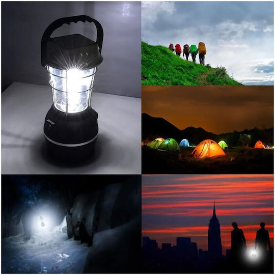 GloboStar Led Battery Lantern for Camping with Flashlight & Powerbank 50lm 3W