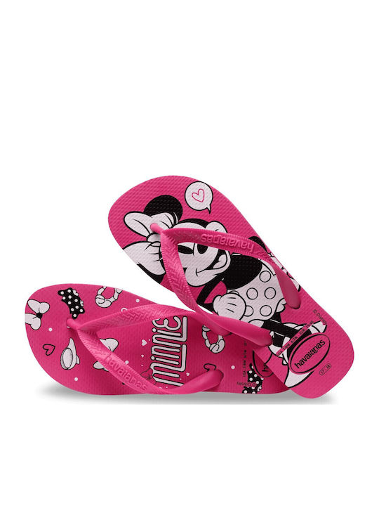 Παιδικές Σαγιονάρες Flip Flops Φούξια Top Disney