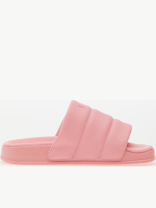 Adilette Essential Super Pop Slides σε Ροζ Χρώμα