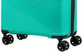 American Tourister Airconic Cabin Travel Suitcase Hard Turquoise with 4 Wheels Height 55cm