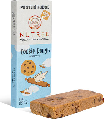 Nutree Fudge Riegel mit 25% Protein & Geschmack Keksteig 24x60gr