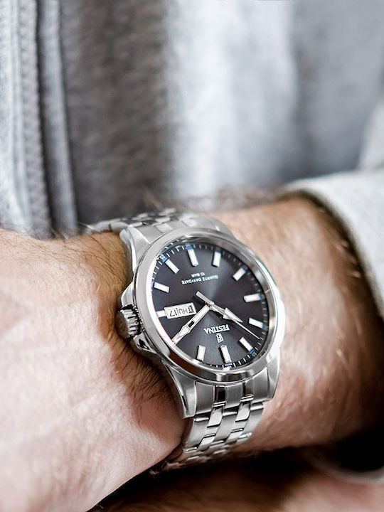 Festina Mens Ρολόι Μπαταρίας με Μεταλλικό Μπρασελέ Festina Mens Ρολόι Μπαταρίας με Μεταλλικό Μπρασελέ