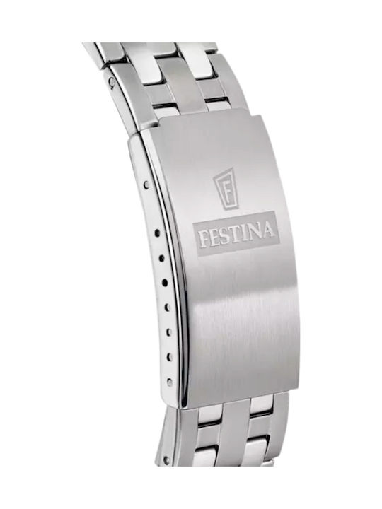 Festina Classic Men's Watch 41mm Battery with Silver Metal Bracelet