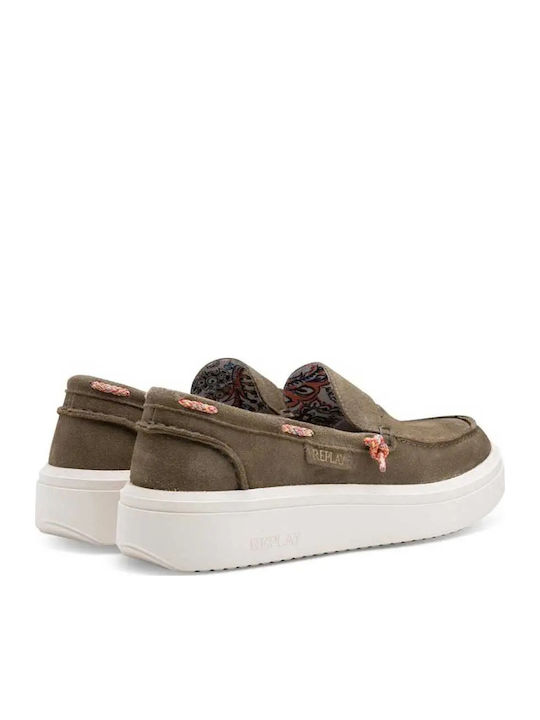 Men's Moccasins Khaki